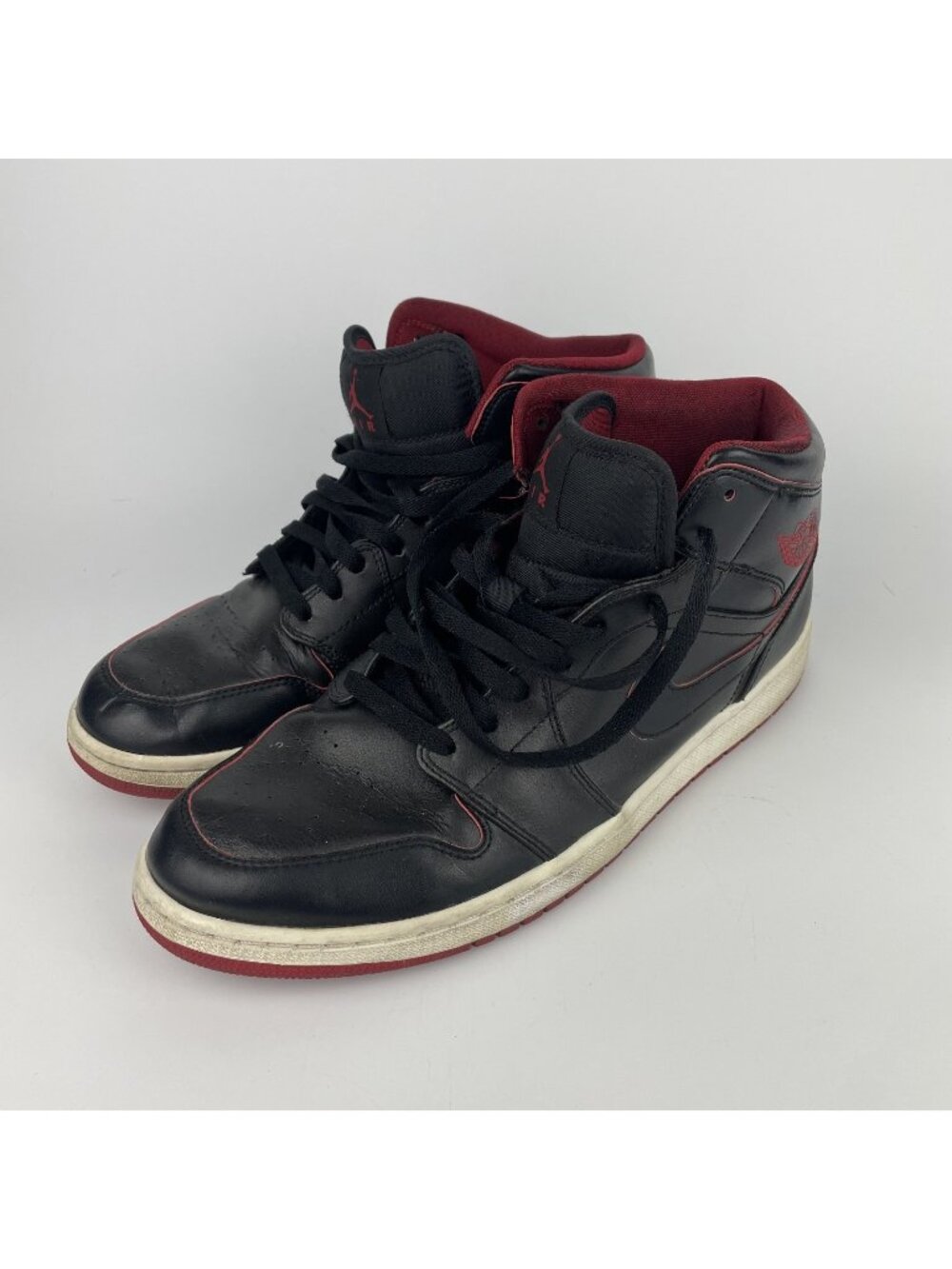 Nike Air Jordan 1 Retro Mid Men’s Sneakers – Size 12 Black/Red/White